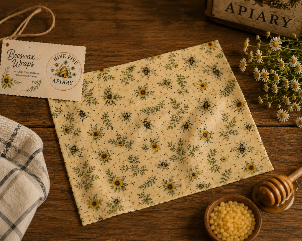 Hive Five Beeswax Wraps